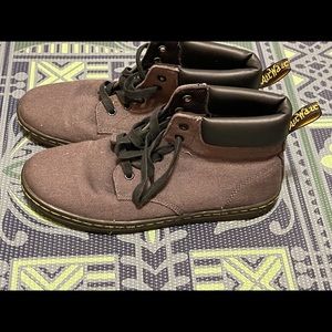 Canvas doc martens